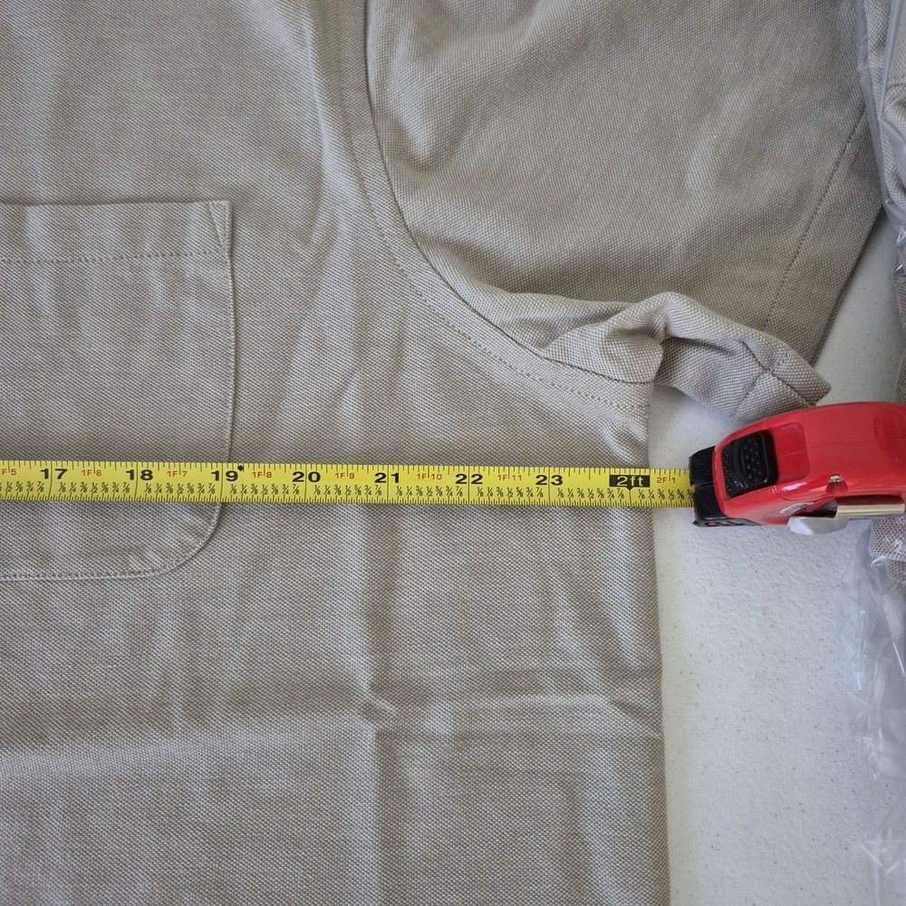 George Shirt Mens Large Knit Sandstorm Short Sleeve Button Up Lot of 2‎ NEW - Picture 7 of 9